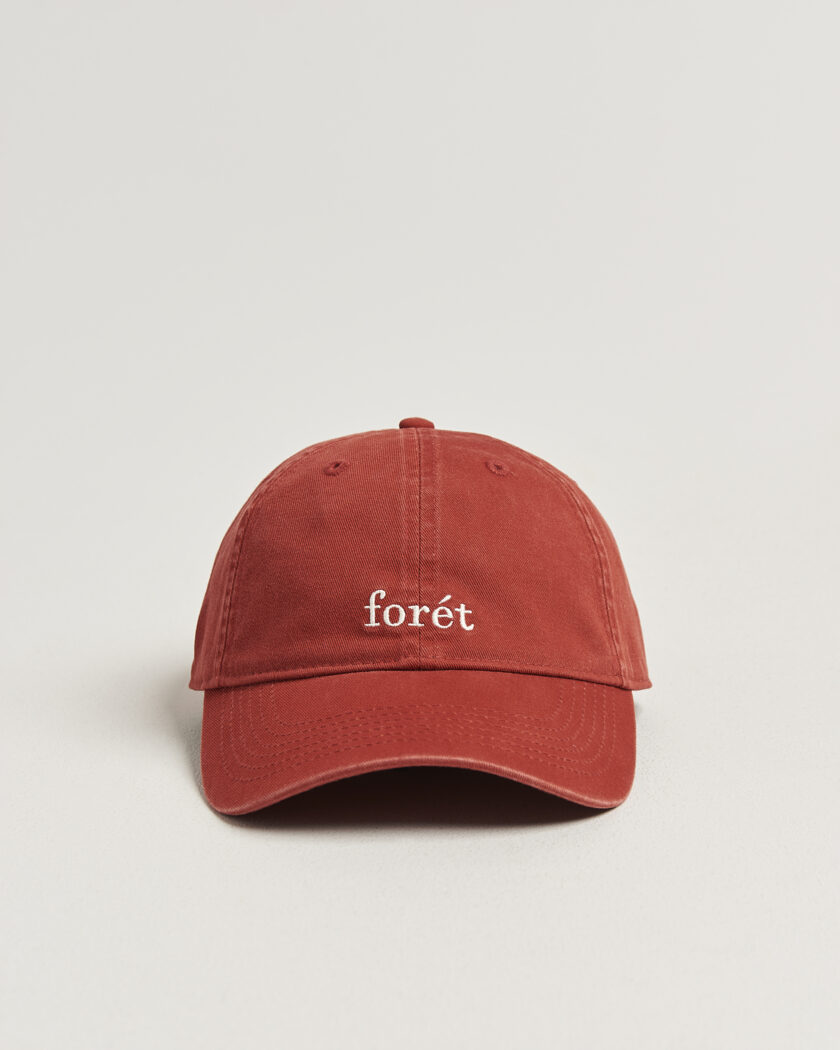 Forét Hawk Washed Cap Red – Punainen