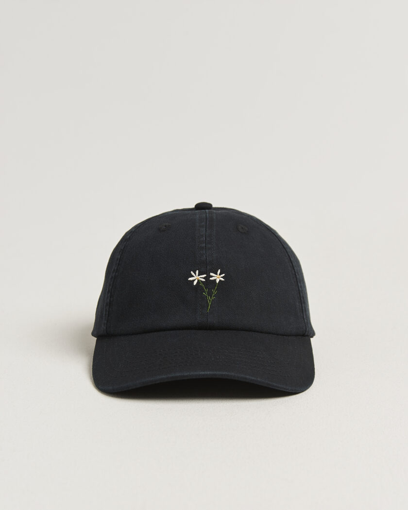 Forét Posy Washed Cap Black – Musta