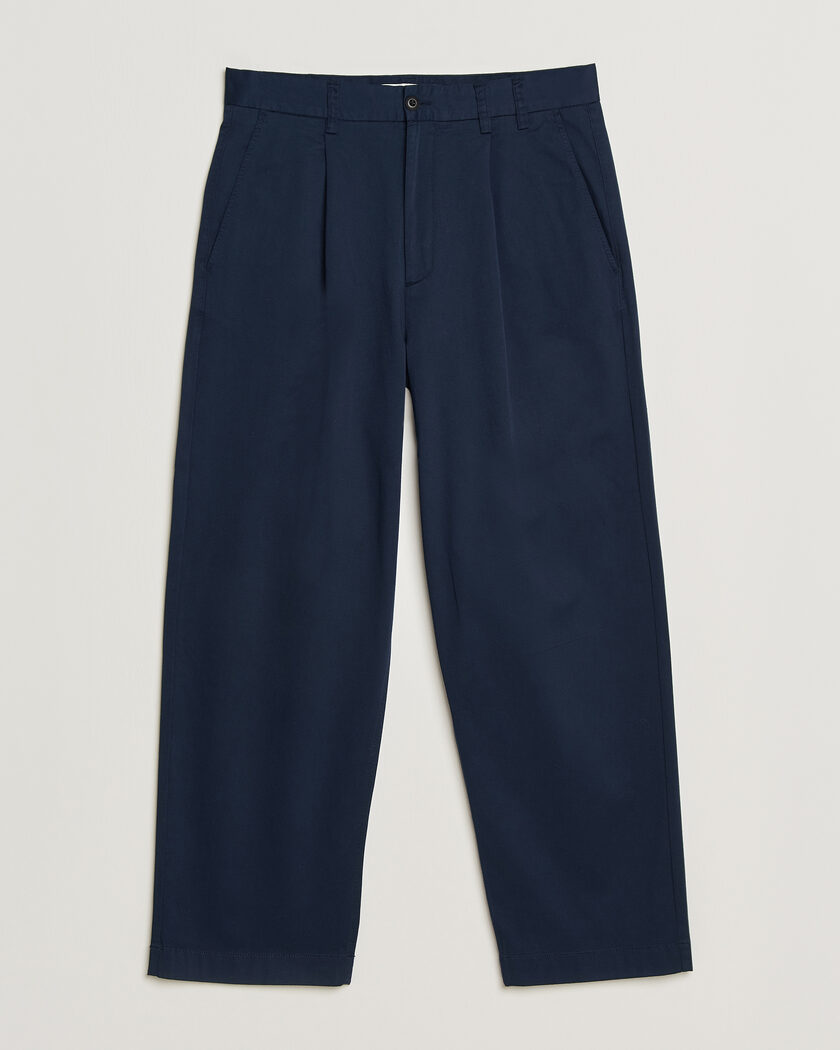 Forét Writer Relaxed Fit Pants Navy – Sininen
