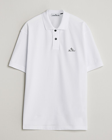 Stone Island Organic Cotton Pique White – Valkoinen