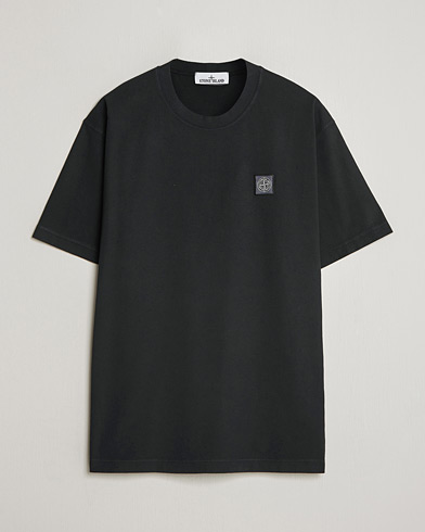 Stone Island Combed Organic Cotton T-Shirt Black – Musta