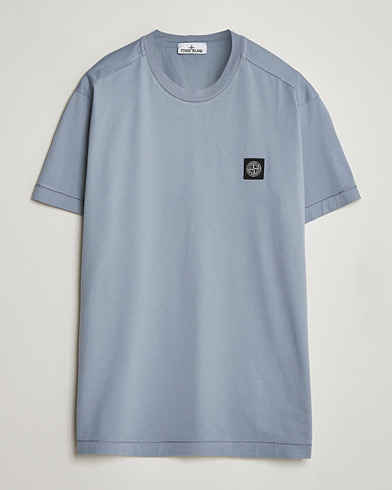 Stone Island Garment Dyed Cotton Jersey T-Shirt Dark Blue – Sininen