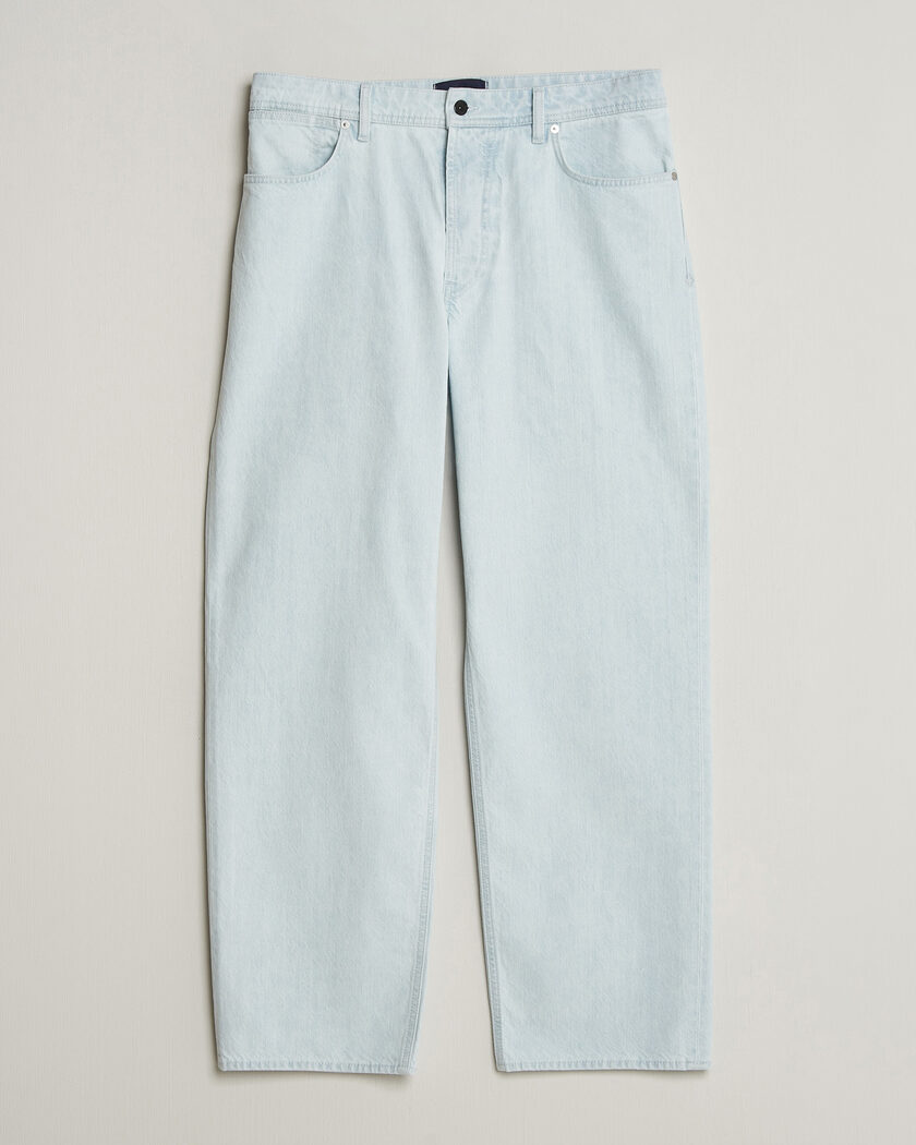 Stone Island Loose Fit Denim Jeans Blue Extra Bleach – Sininen