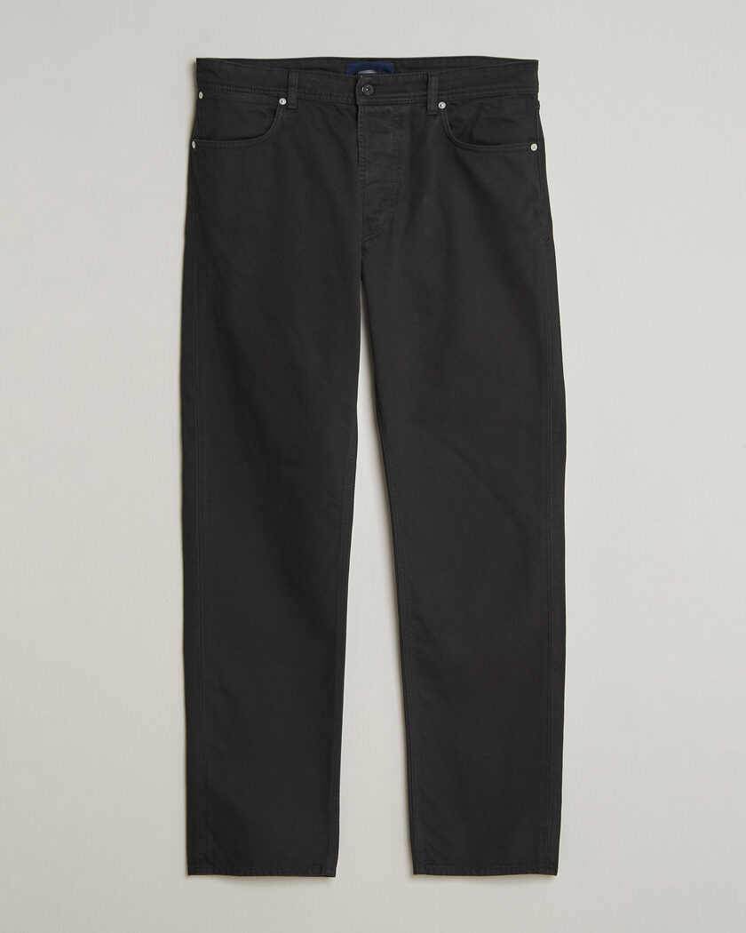 Stone Island Straight Fit Denim Jeans Black – Musta