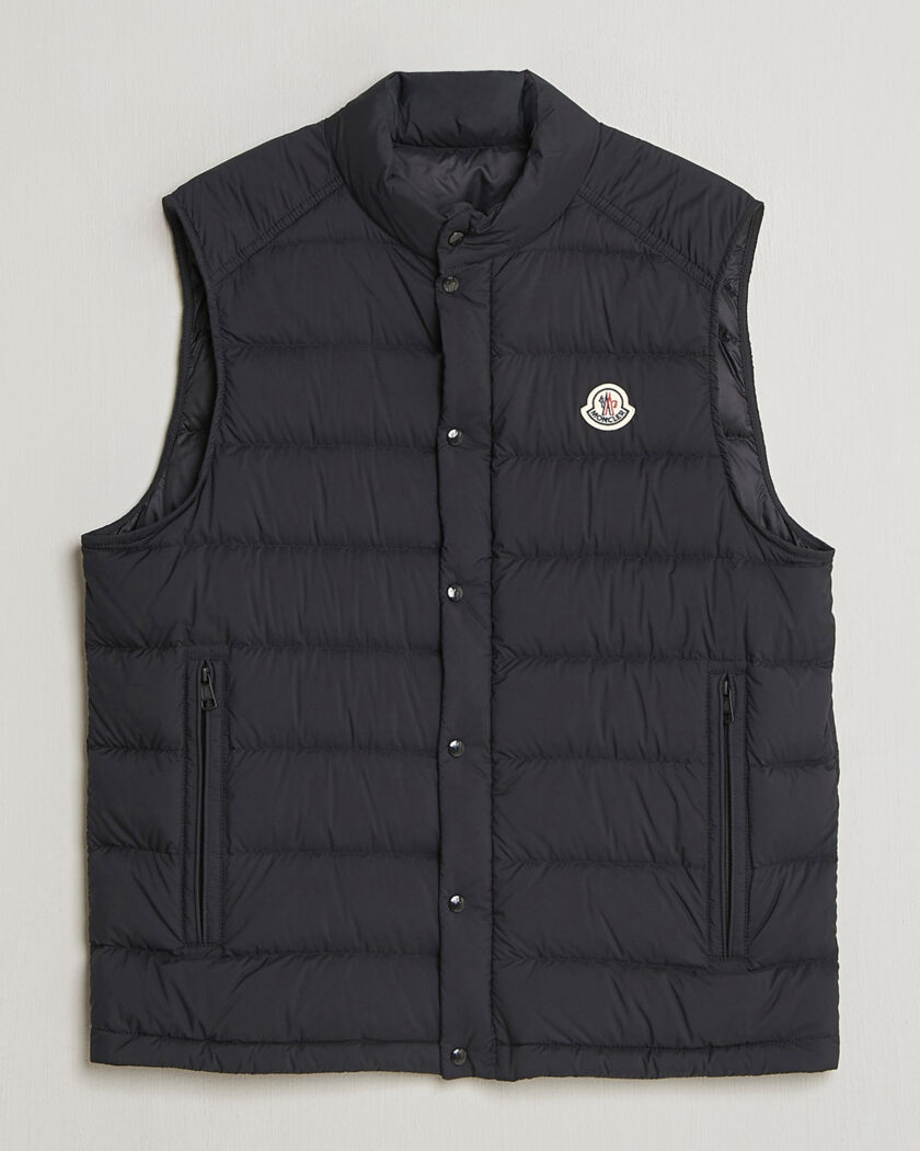 Moncler Barthe Down Vest Black – Musta