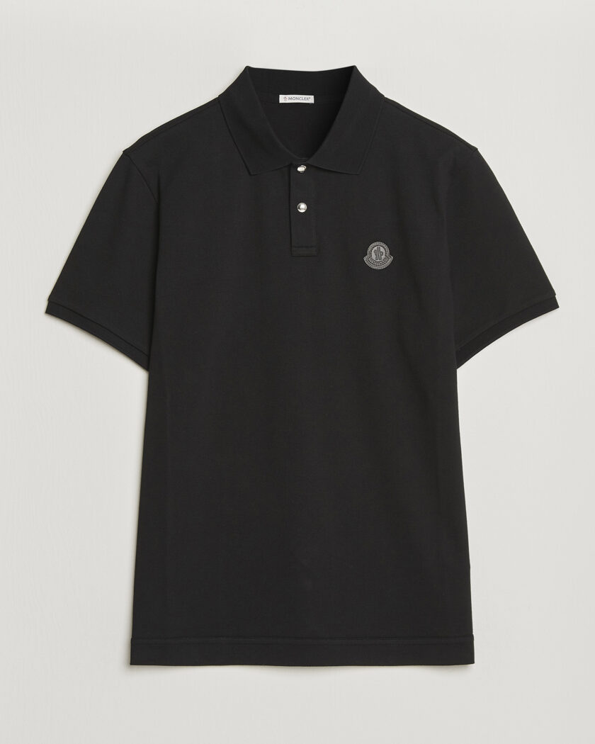 Moncler Luxury Logo Polo Black – Musta