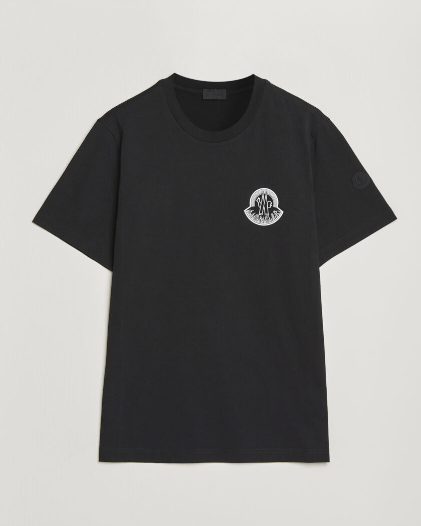 Moncler 3D Logo T-Shirt Black – Musta