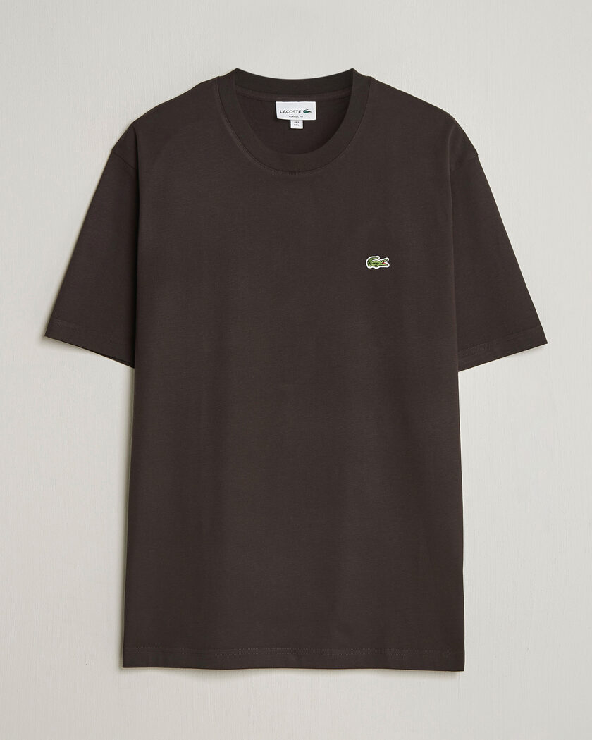 Lacoste Crew Neck T-Shirt Buffle Brown – Ruskea