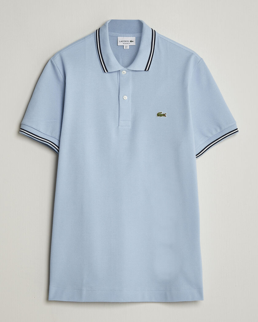 Lacoste Original Tipped Polo Piké Chambray – Sininen