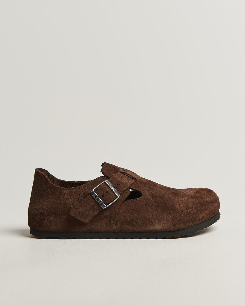 BIRKENSTOCK London Carafe Suede – Ruskea