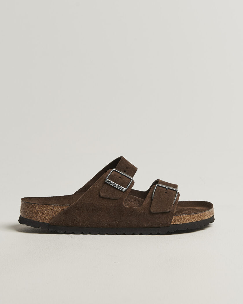 BIRKENSTOCK Arizona Soft Footbed Carafe Suede – Ruskea