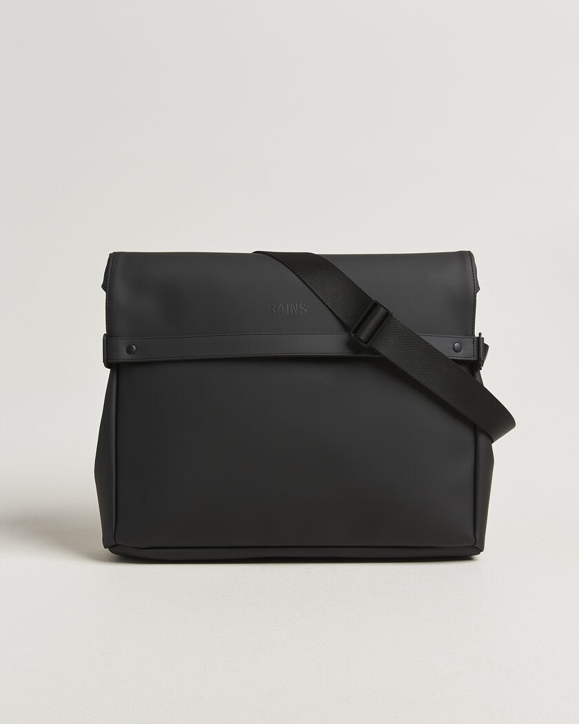 RAINS OTG Messenger Bag Black – Musta