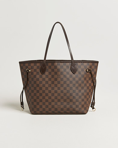 Louis Vuitton Pre-Owned Neverfull MM Damier Ebene – Ruskea