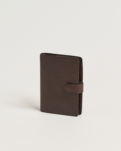 Louis Vuitton Pre-Owned Small Ring Agenda Cover Epi Leather Brown – Ruskea