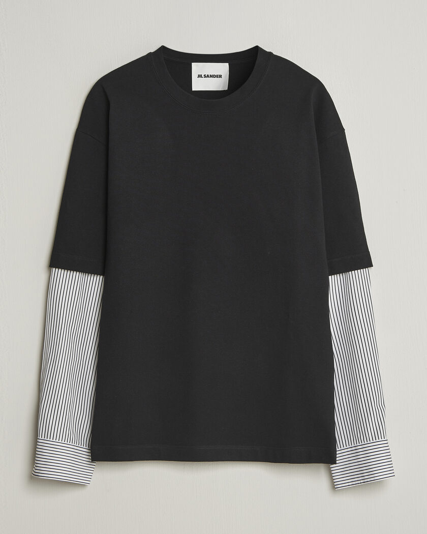 Jil Sander Long Sleeve T-Shirt Black – Monivärinen