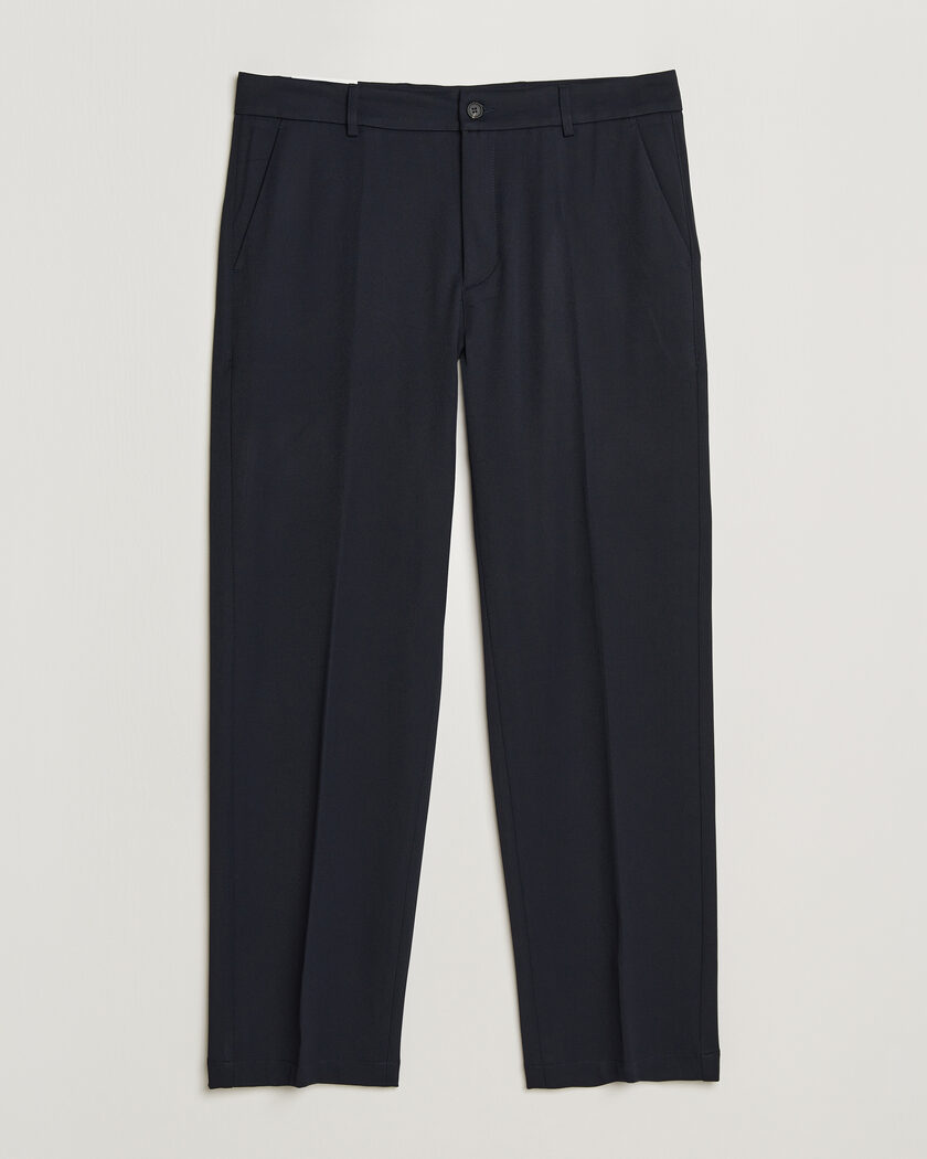 LES DEUX Como Solid Slack Pants Dark Navy – Sininen