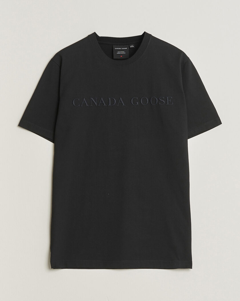 Canada Goose Vantage Wordmark T-Shirt Black – Musta