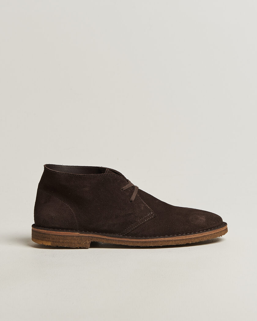 Astorflex Montflex Chukka Boots Dark Brown Suede – Ruskea