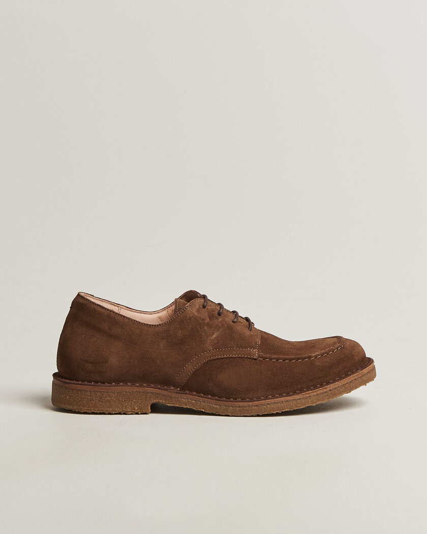 Astorflex Carlflex Derby Dark Khaki Suede – Ruskea