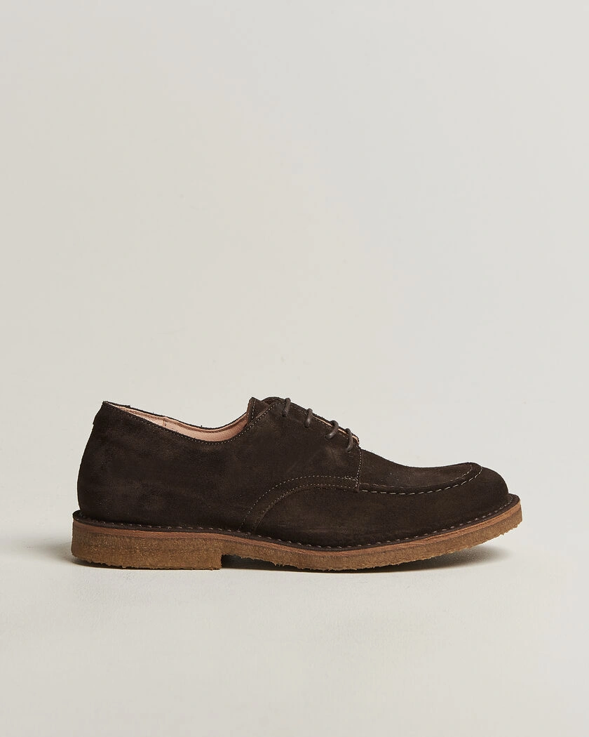 Astorflex Carlflex Derby Dark Brown Suede – Ruskea