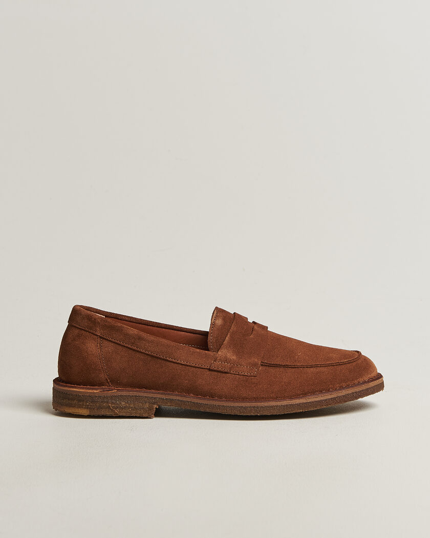 Astorflex Sadelflex Loafers Brown Suede – Ruskea