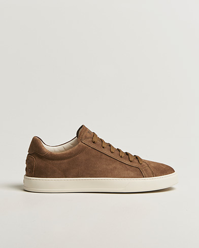 Tod's Cassetta Lacciata Sneaker Chestnut Suede – Ruskea
