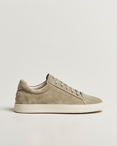 Tod's Cassetta Lacciata Sneaker Sage Suede – Vihreä