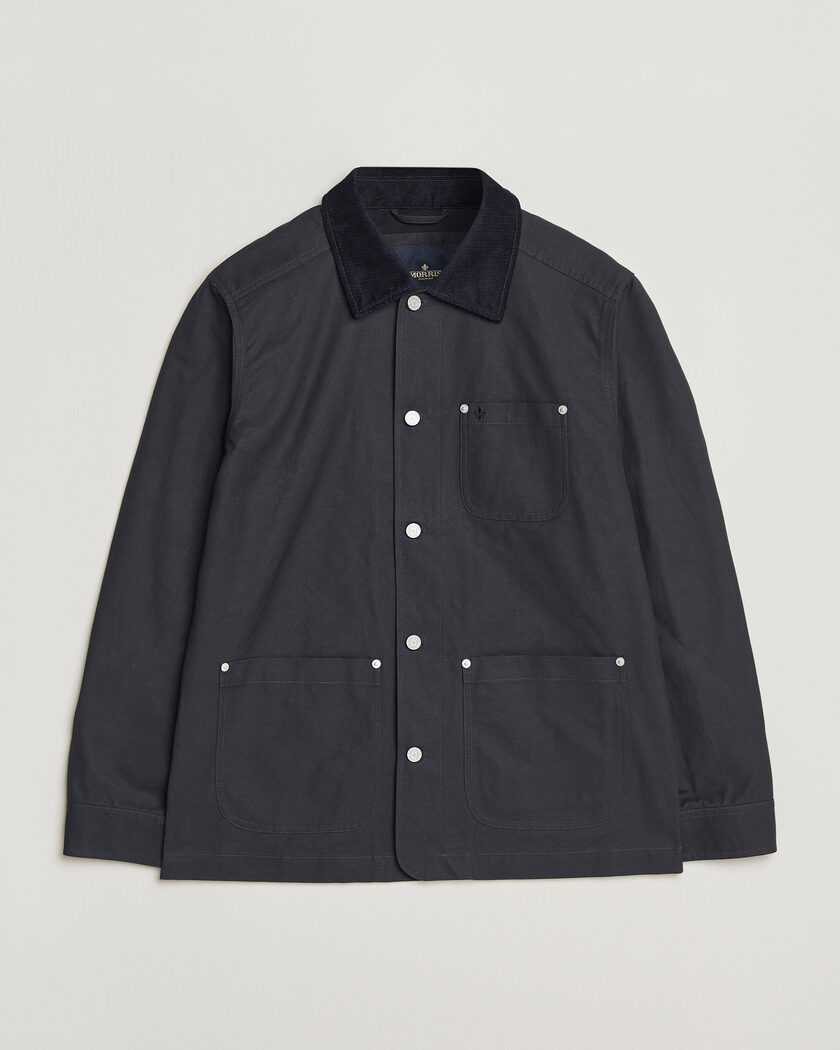 Morris Belmont Wax Shirt Jacket Navy – Sininen