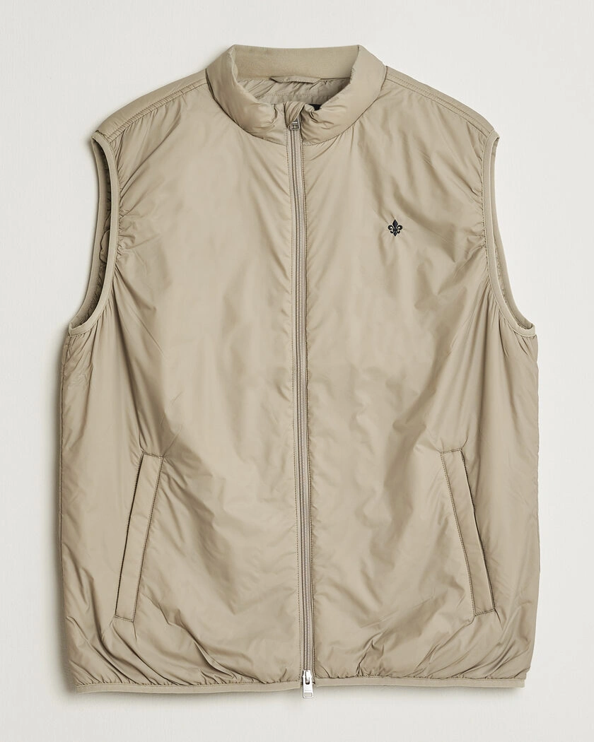 Morris Bradley Padded Vest Khaki – Beige