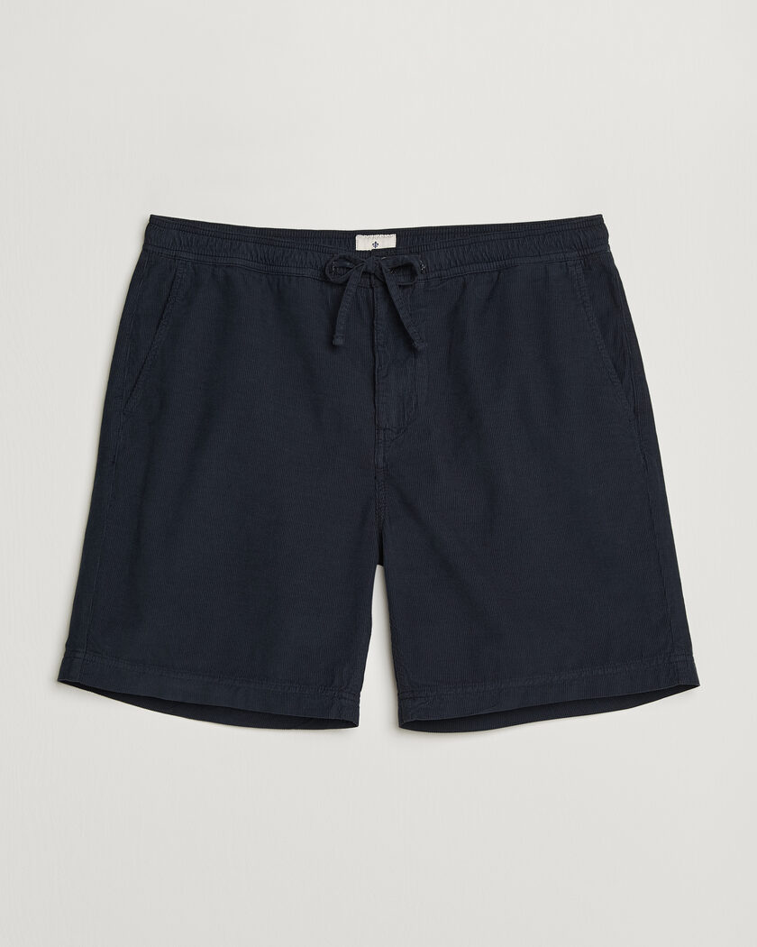 Morris Fenix Summer Cord Shorts Dark Blue – Sininen