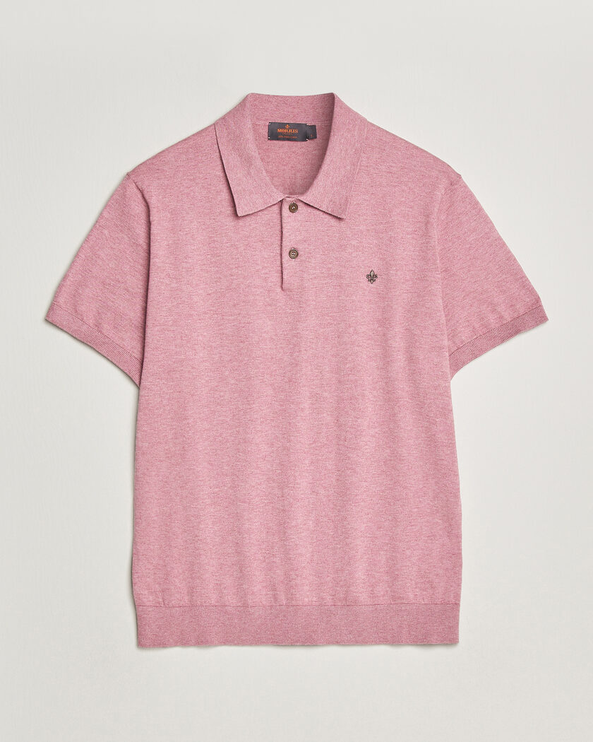 Morris Riley Short Sleeve Polo Pink – Vaaleanpunainen