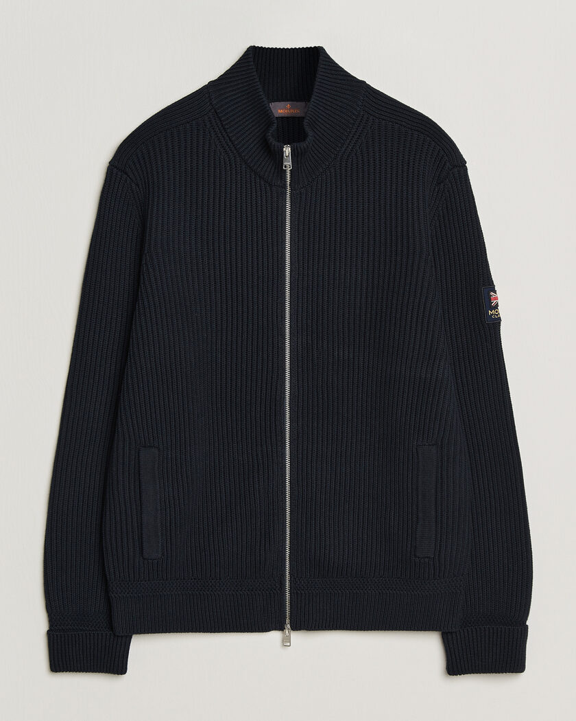 Morris Brenton Full-Zip Cardigan Navy – Sininen