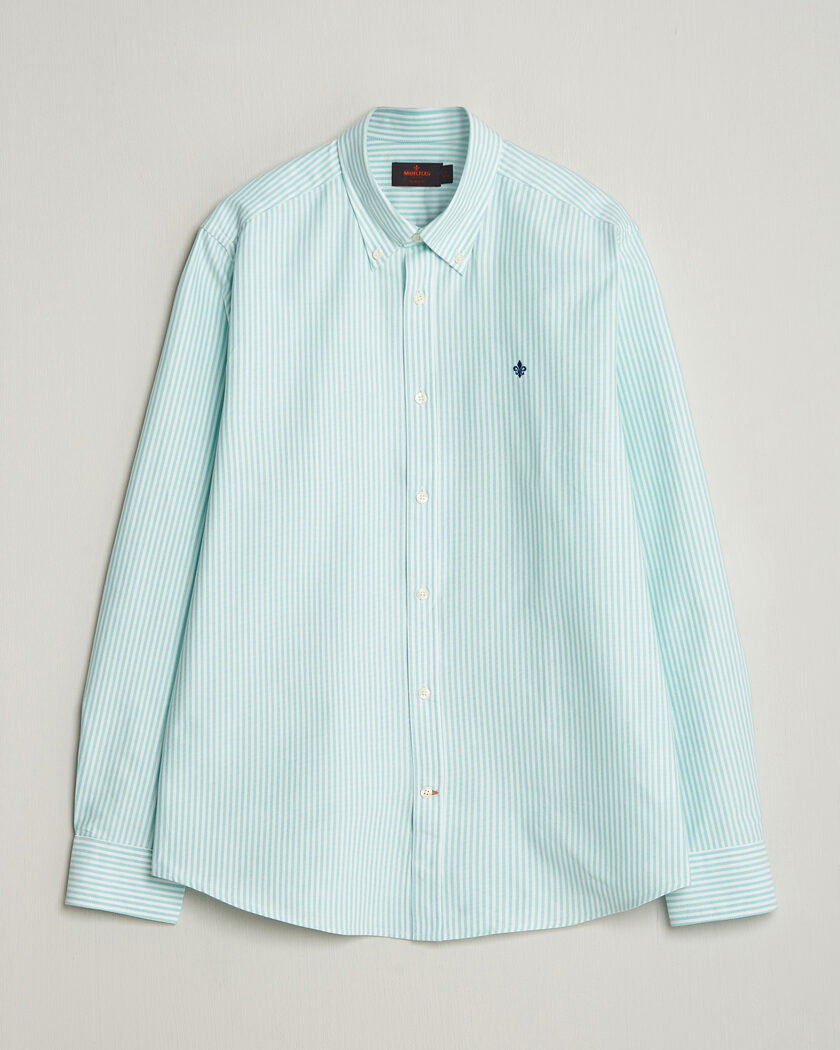 Morris Douglas Striped Oxford Shirt Green – Vihreä