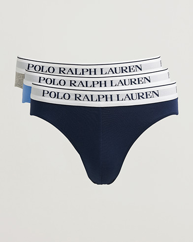 Polo Ralph Lauren 3-Pack Brief Navy/Harbour Island/Andover – Monivärinen