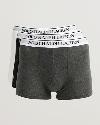 Polo Ralph Lauren 3-Pack Trunk White/Grey/Black – Monivärinen