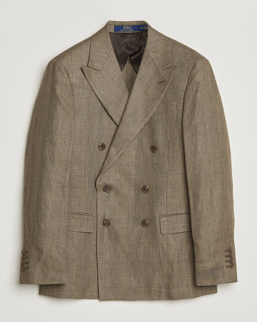 Polo Ralph Lauren Mini Glenplaid DB Blazer Sage Multi – Monivärinen