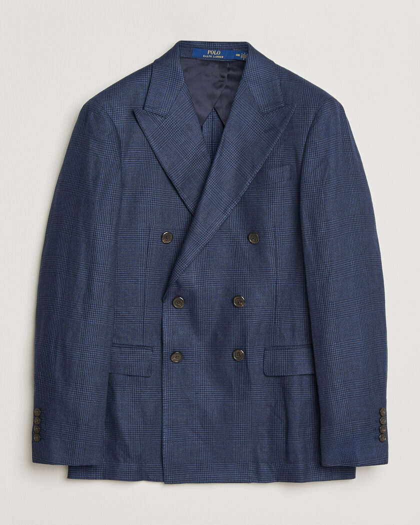 Polo Ralph Lauren Mini Glenplaid DB Blazer Spring Navy – Sininen