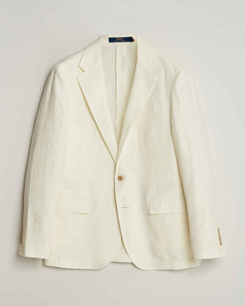 Polo Ralph Lauren Linen Sportcoat Cream – Valkoinen