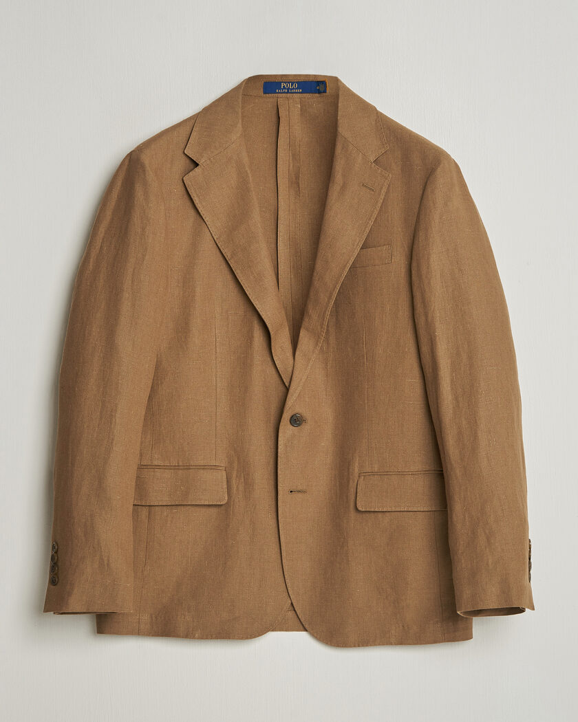 Polo Ralph Lauren Linen Sportcoat Light Sable – Ruskea