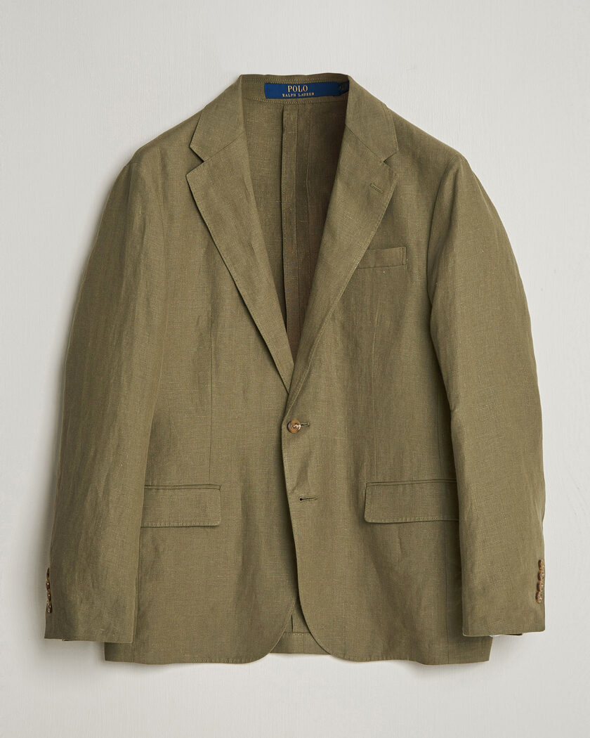 Polo Ralph Lauren Linen Sportcoat Basic Olive – Vihreä