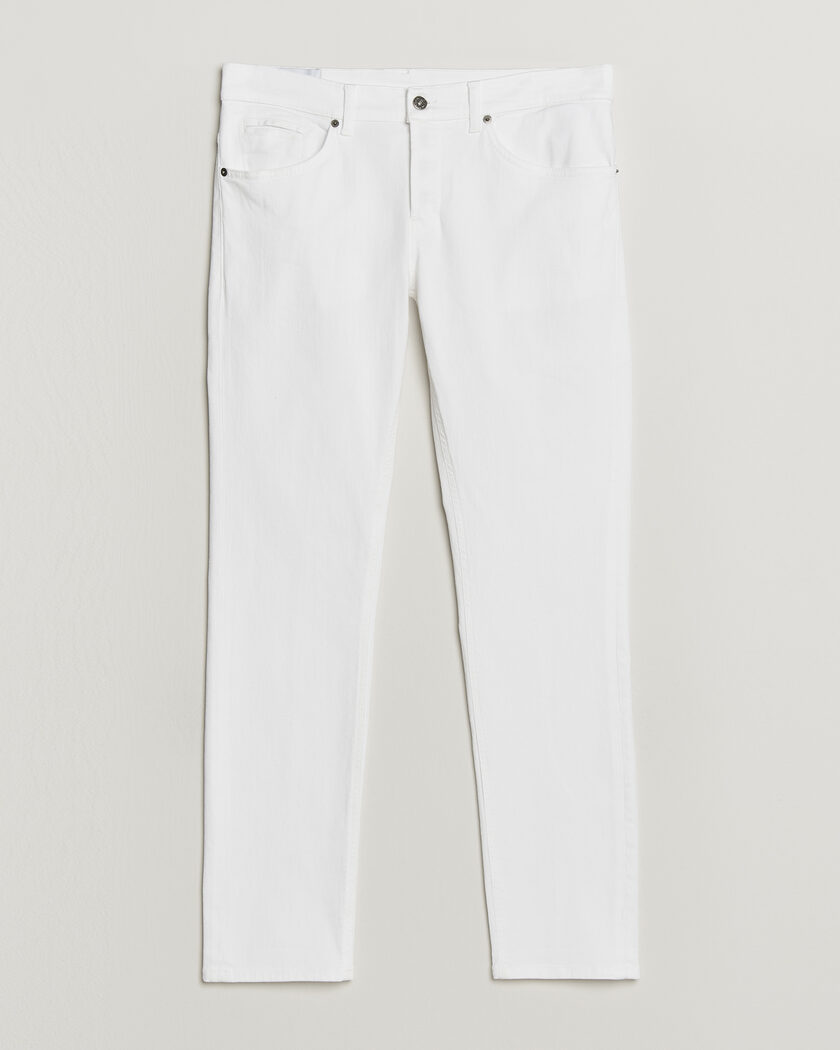 Dondup George Bullstretch 5-Pocket Pants White – Valkoinen
