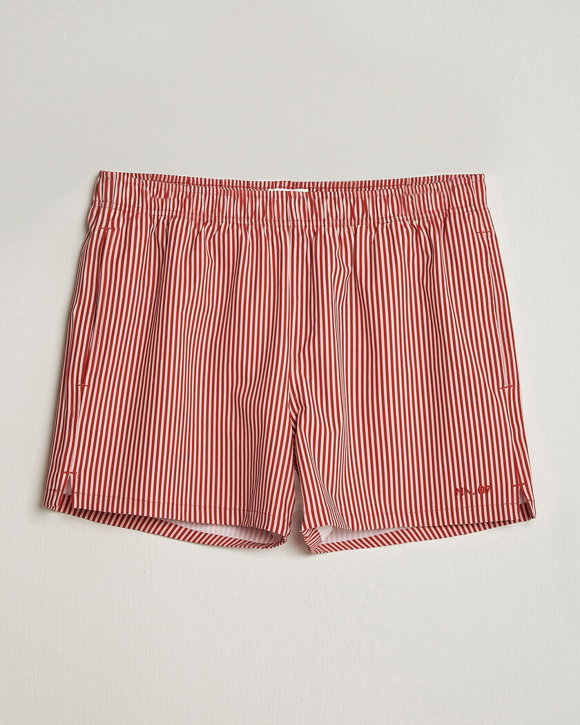 NN07 Holiday Swimshorts Red/White – Punainen