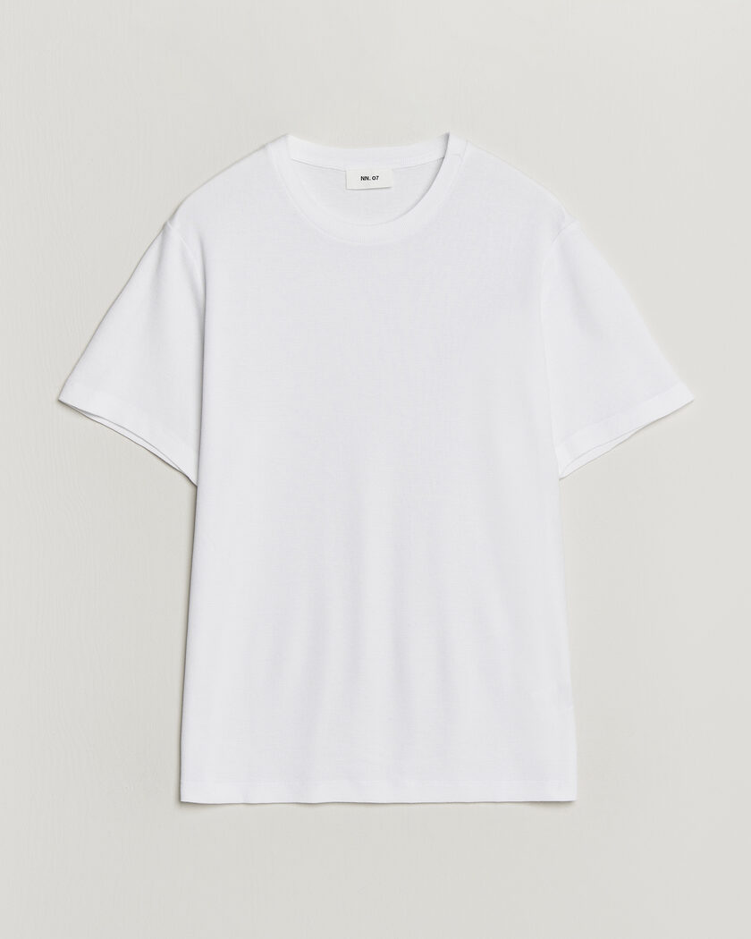 NN07 Clive Crew Neck T-Shirt White – Valkoinen