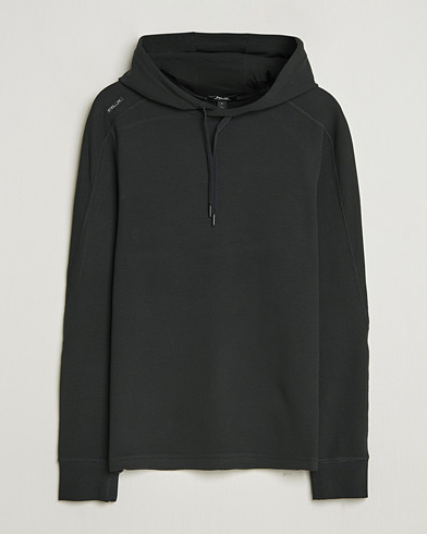 RLX Ralph Lauren Tech Waffle Hoodie Polo Black – Musta