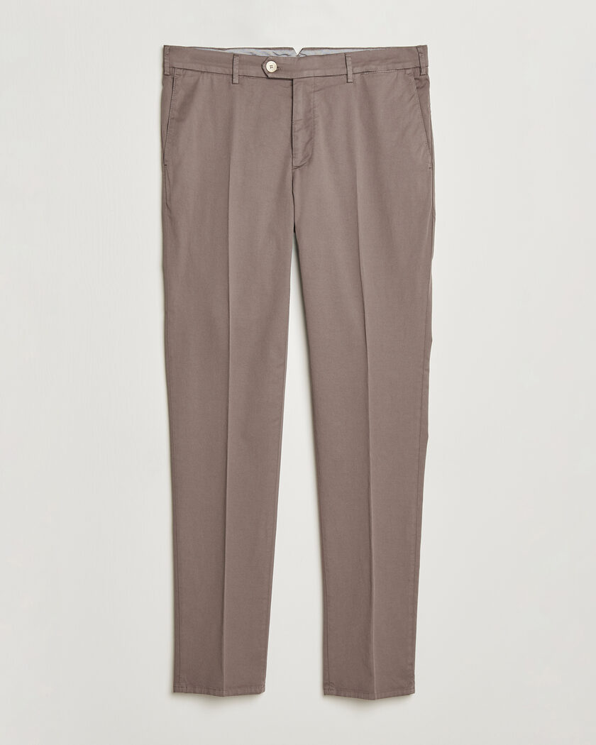Brunello Cucinelli Slim Fit Chinos Brown – Ruskea