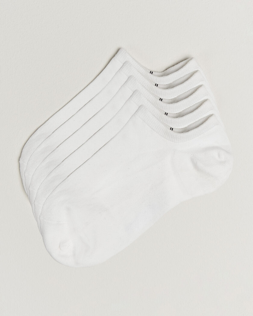 Bread & Boxers 5-Pack Ankle Sock White – Valkoinen