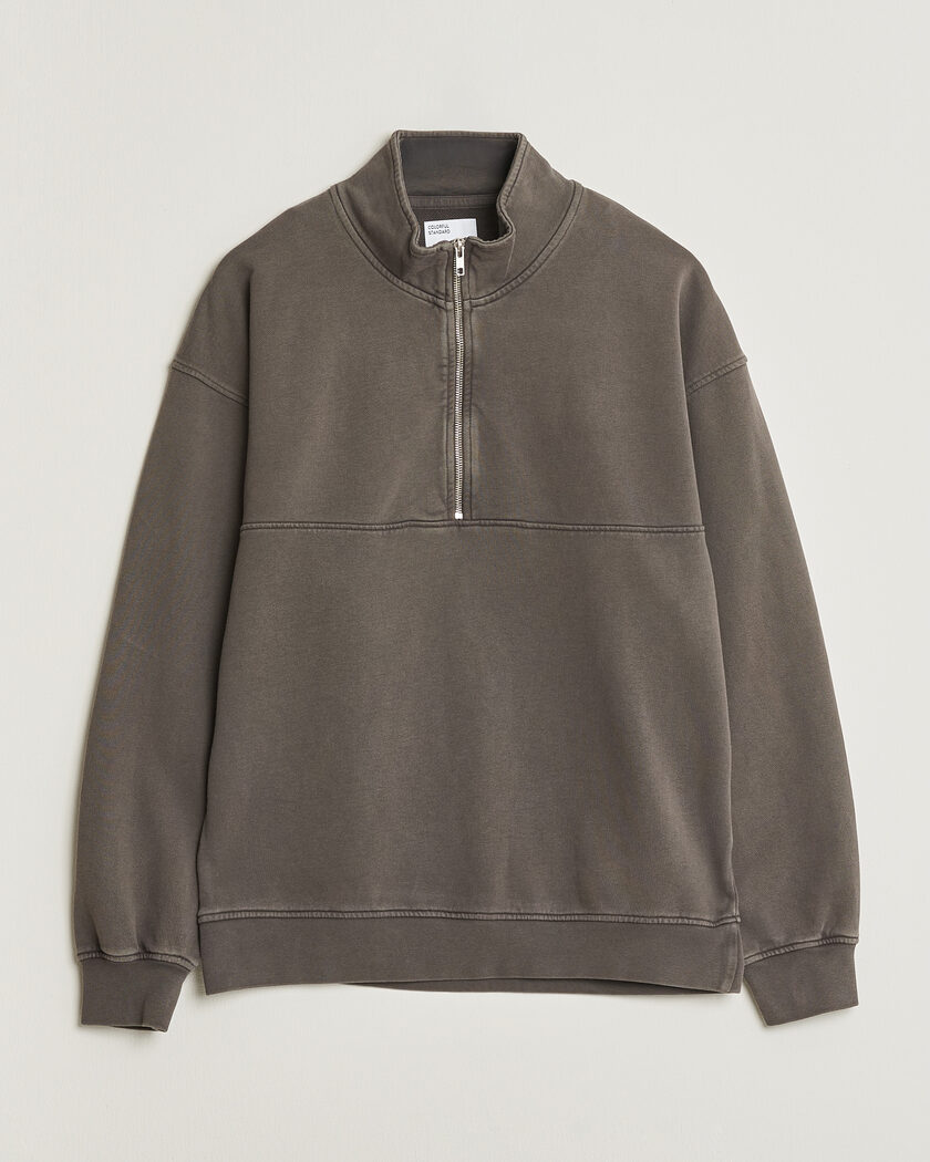 Colorful Standard Classic Organic Half-Zip Faded Mud – Ruskea