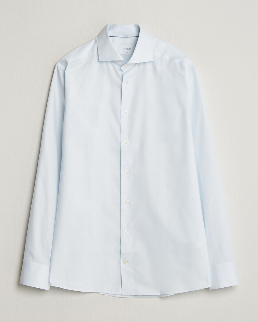 Eton Slim Fit Signature Oxford Shirt Light Blue – Sininen