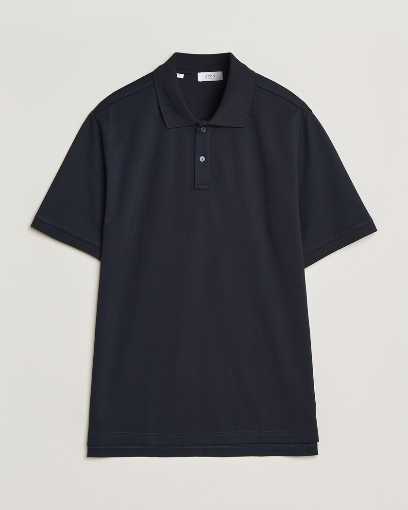Eton Pima Pique Polo Navy Blue – Sininen