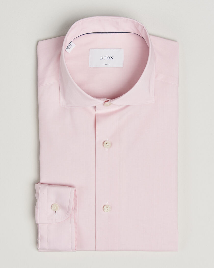 Eton Casual Fit Breeze Poplin Shirt Pink – Vaaleanpunainen